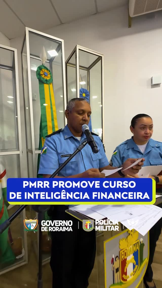 Polícia Militar de Roraima promove curso de Inteligência Financeira